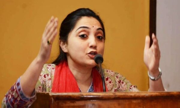 पैगंबर विवाद के बाद पहली बार सामने आईं नूपुर शर्मा, भारत माता की जय के लगाए नारे