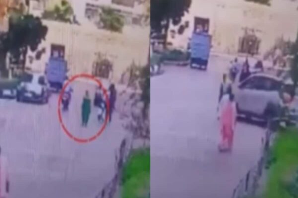 नोएडा में मॉर्निंग वॉक कर रही बुजुर्ग महिला को कार ने कुचला, रोंगटे खड़े कर देगा वीडियो