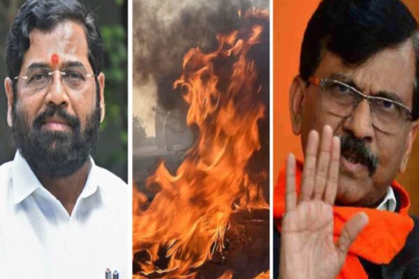 महाराष्ट्र जल रहा, इनकी बेशर्म राजनीति जारी; मराठा आरक्षण को लेकर एकनाथ शिंदे पर क्यों भड़के संजय राउत